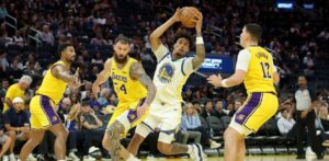 Lendeborg lidera a Warriors con 17 puntos en el triunfo sobre Lakers