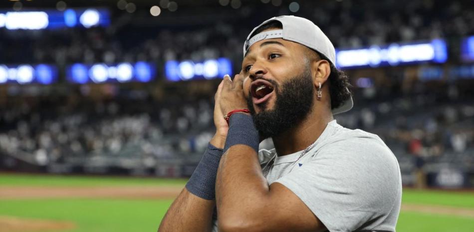 Junior Caminero llevó la frase “¡Los Yankees perdieron!” a todos los lados
