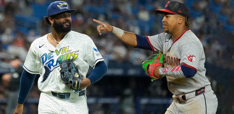 Las alineaciones para el quinto partido de los playoffs entre Rays versus Guardianes
