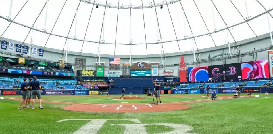 El peculiar Tropicana Field no es un estadio bonito, pero los Rays lo aman